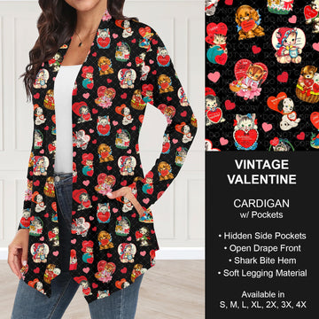 B263 - Preorder Vintage Valentine Cardigan w/ Pockets (Closes 11/30. ETA: late Jan.)