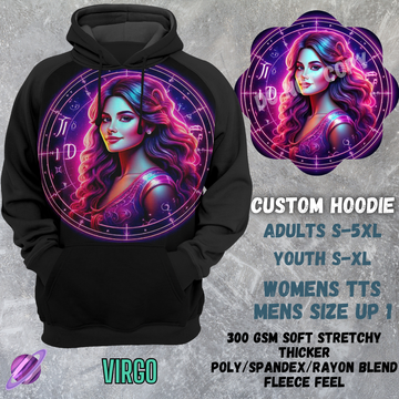 VIRGO -CUSTOM HOODIES RE-RUN PREORDER CLOSING 5/11