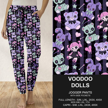B309 - Preorder Voodoo Dolls Joggers (Closes 8/23. ETA: late Oct.)