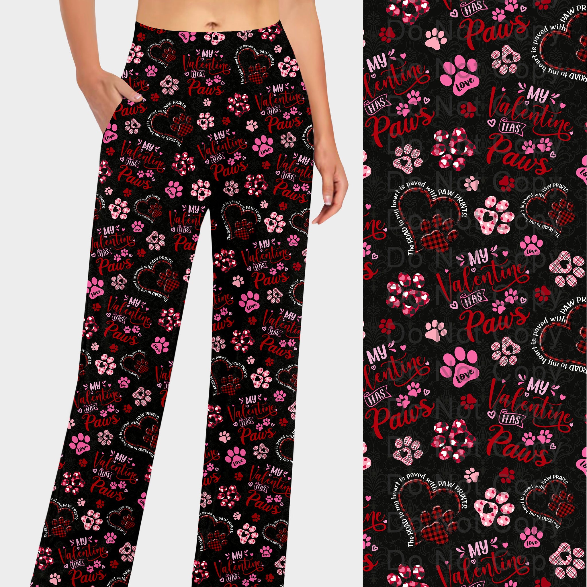 RTS - Valentine Paws Lounge Pants