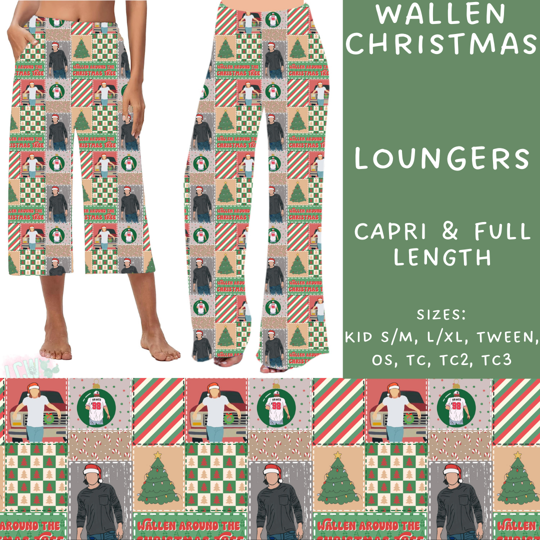 Batch #231 - Tis The Season - Closes 10/31 - ETA early/mid Dec - Wallen Christmas Capri and Full Length Loungers