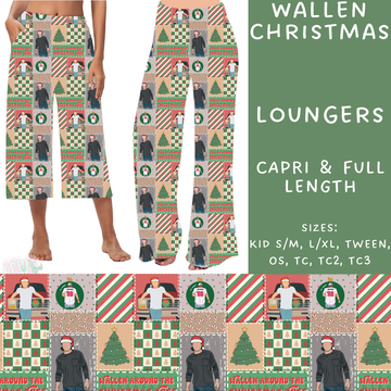 Batch #231 - Tis The Season - Closes 10/31 - ETA early/mid Dec - Wallen Christmas Capri and Full Length Loungers