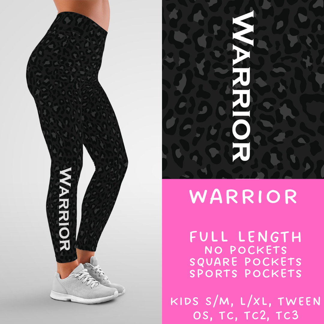 Ready To Ship - Warrior Full Length Leggings - OS