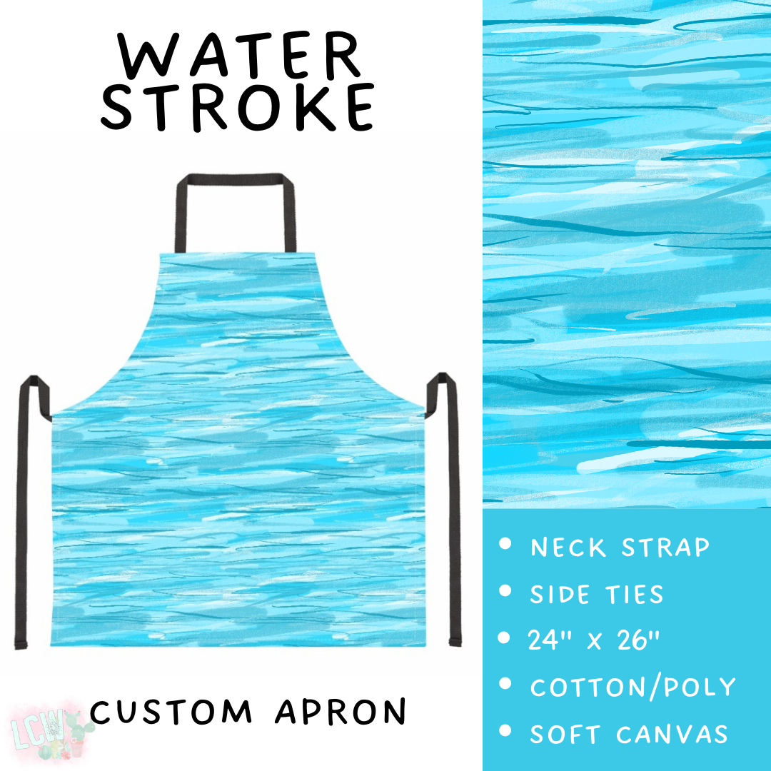 Batch #476 - Bake Off - Closes 1/16 - ETA early/mid March - Water Stroke Apron