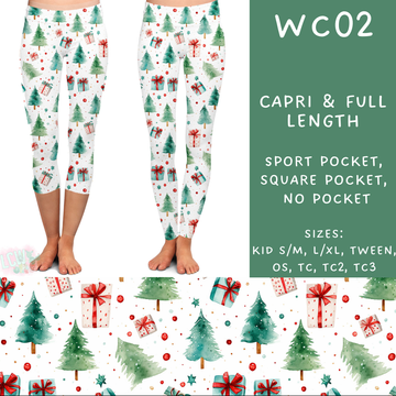 Batch #229 - Winter Watercolor - Closes 10/31 - ETA early/mid Dec - WC02 Full and Capri Length Leggings