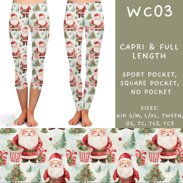 Batch #229 - Winter Watercolor - Closes 10/31 - ETA early/mid Dec - WC03 Full and Capri Length Leggings