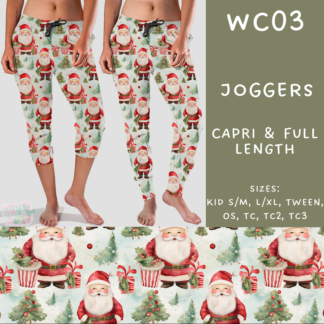 Batch #229 - Winter Watercolor - Closes 10/31 - ETA early/mid Dec - WC03 Full and Capri Length Joggers