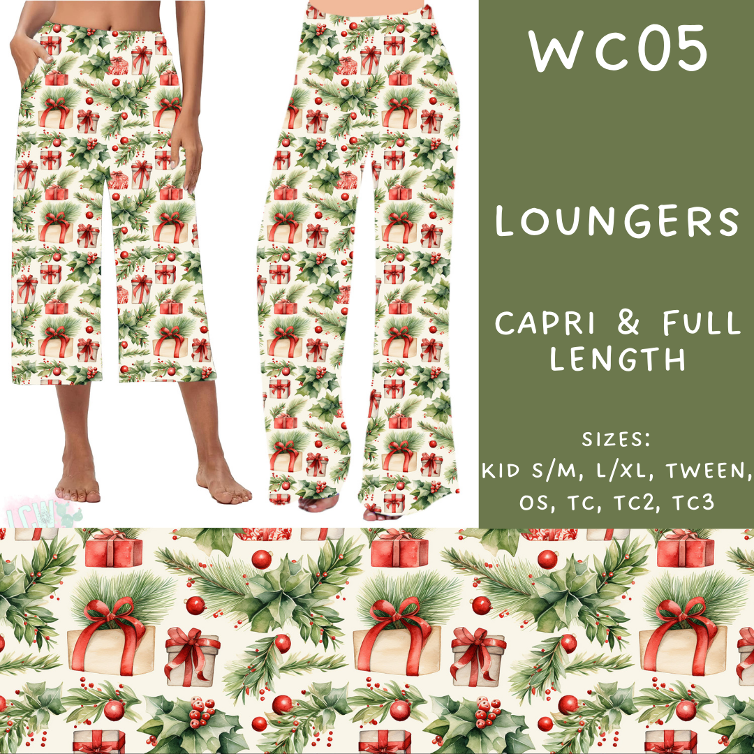 Batch #229 - Winter Watercolor - Closes 10/31 - ETA early/mid Dec - WC05 Capri and Full Length Loungers