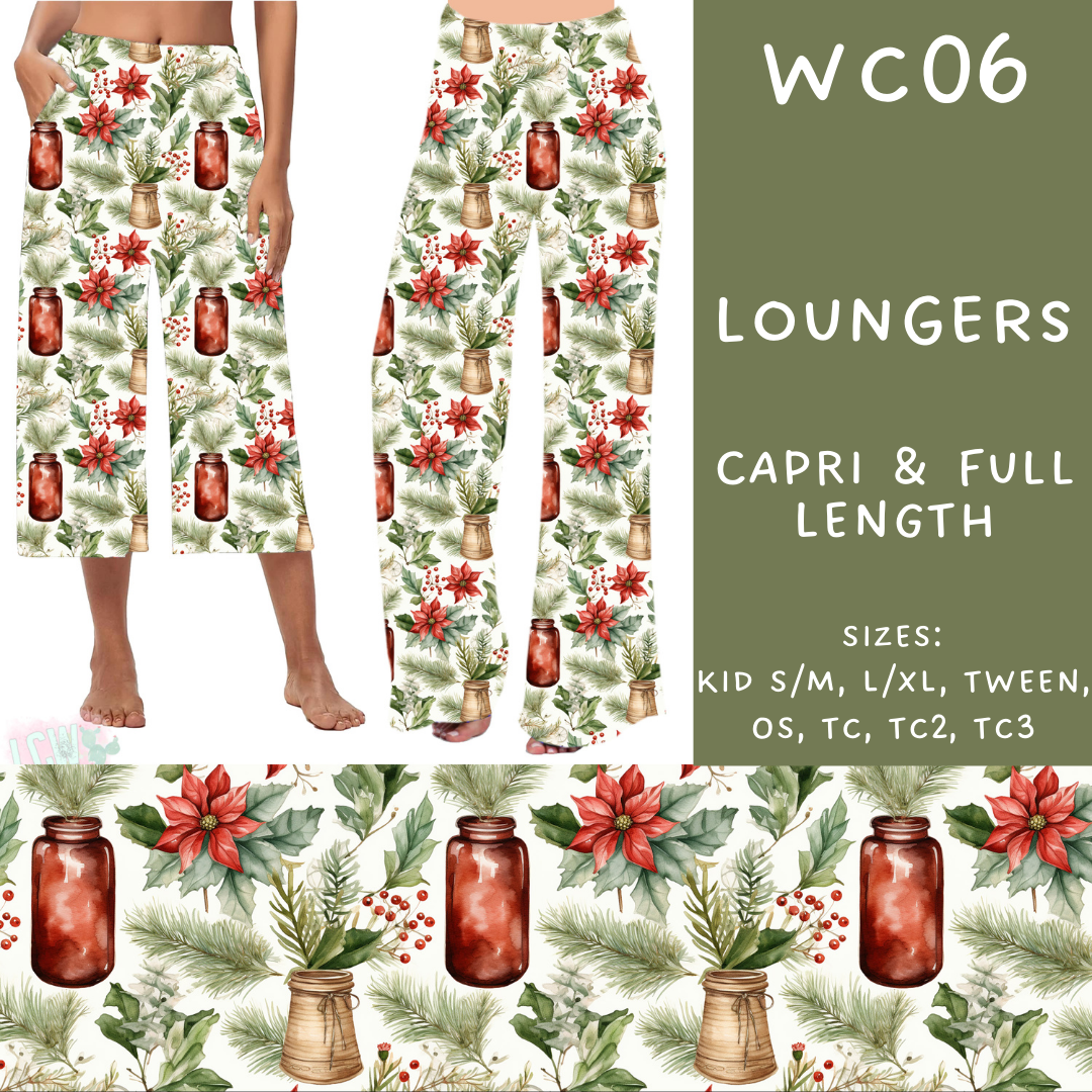 Batch #229 - Winter Watercolor - Closes 10/31 - ETA early/mid Dec - WC06 Capri and Full Length Loungers