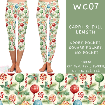 Batch #229 - Winter Watercolor - Closes 10/31 - ETA early/mid Dec - WC07 Full and Capri Length Leggings