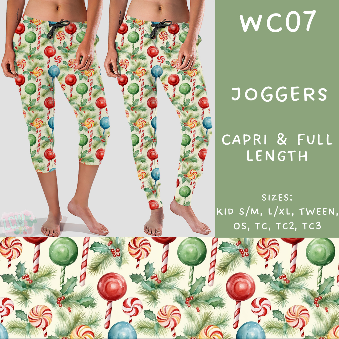 Batch #229 - Winter Watercolor - Closes 10/31 - ETA early/mid Dec - WC07 Full and Capri Length Joggers