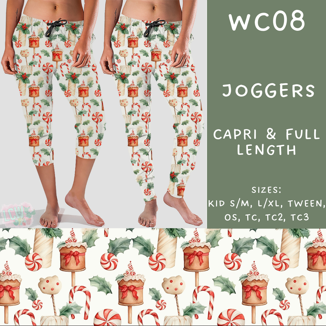 Batch #229 - Winter Watercolor - Closes 10/31 - ETA early/mid Dec - WC08 Full and Capri Length Joggers