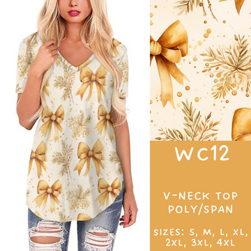 Batch #229 - Winter Watercolor - Closes 10/31 - ETA early/mid Dec - WC12 V-Neck Tee