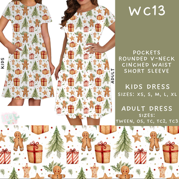 Batch #229 - Winter Watercolor - Closes 10/31 - ETA early/mid Dec - WC13 Adult & Kids Dresses