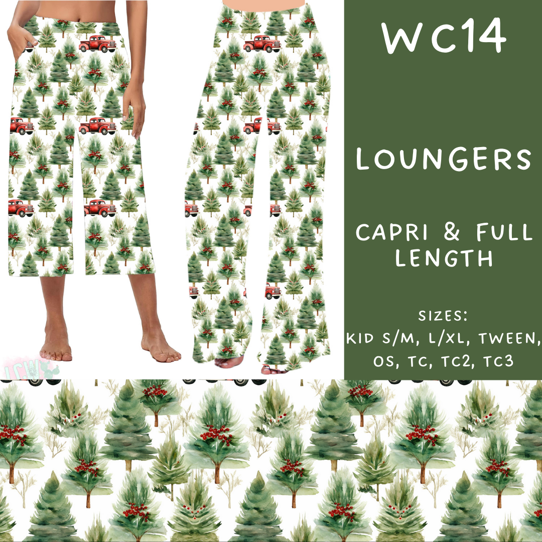 Batch #229 - Winter Watercolor - Closes 10/31 - ETA early/mid Dec - WC14 Capri and Full Length Loungers