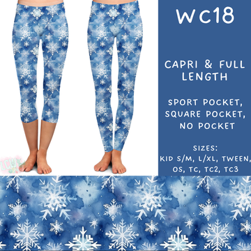 Batch #229 - Winter Watercolor - Closes 10/31 - ETA early/mid Dec - WC18 Full and Capri Length Leggings