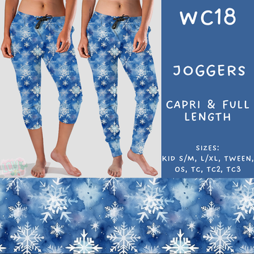 Batch #229 - Winter Watercolor - Closes 10/31 - ETA early/mid Dec - WC18 Full and Capri Length Joggers