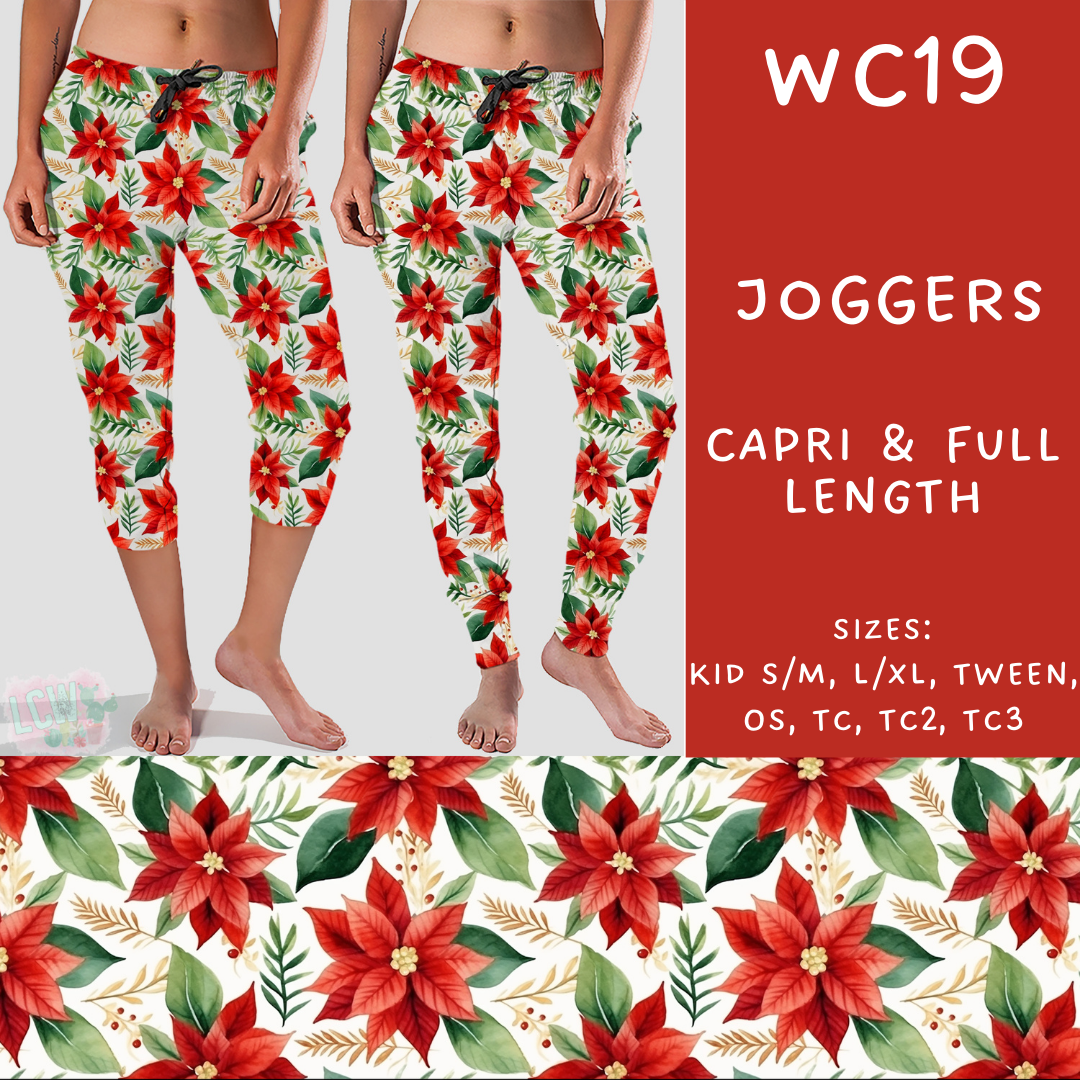 Batch #229 - Winter Watercolor - Closes 10/31 - ETA early/mid Dec - WC19 Full and Capri Length Joggers