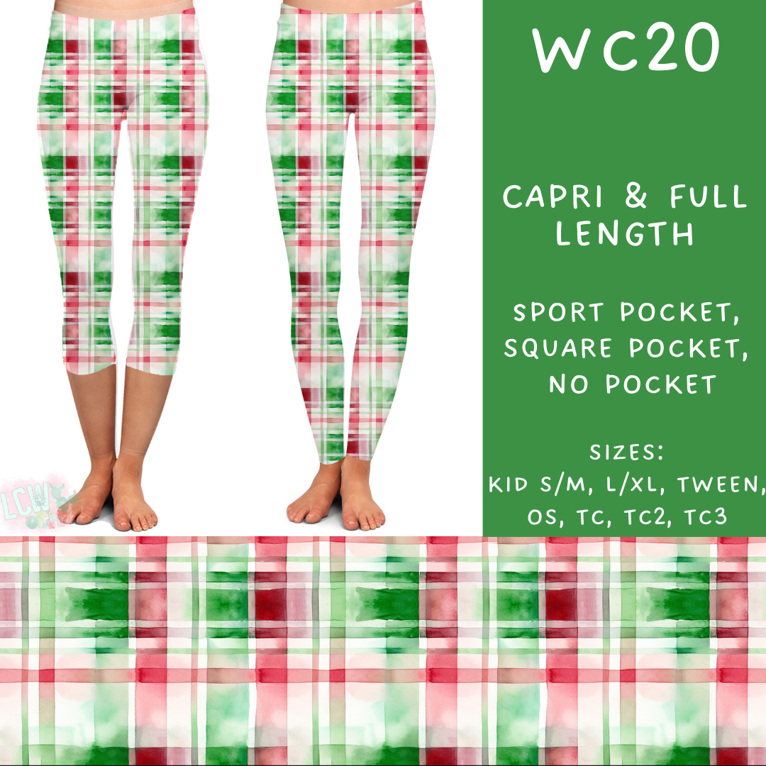 Batch #229 - Winter Watercolor - Closes 10/31 - ETA early/mid Dec - WC20 Full and Capri Length Leggings