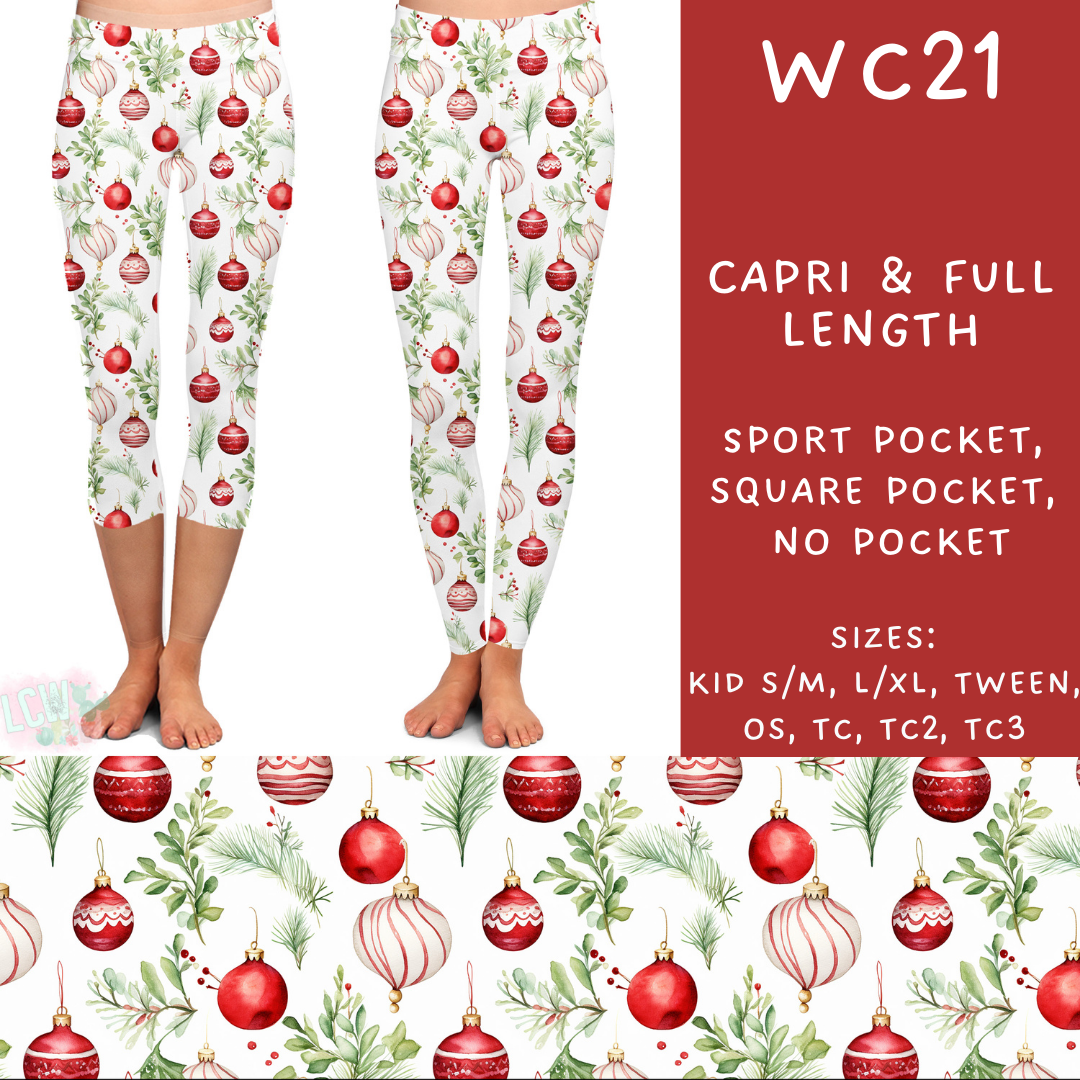 Batch #229 - Winter Watercolor - Closes 10/31 - ETA early/mid Dec - WC21 Full and Capri Length Leggings