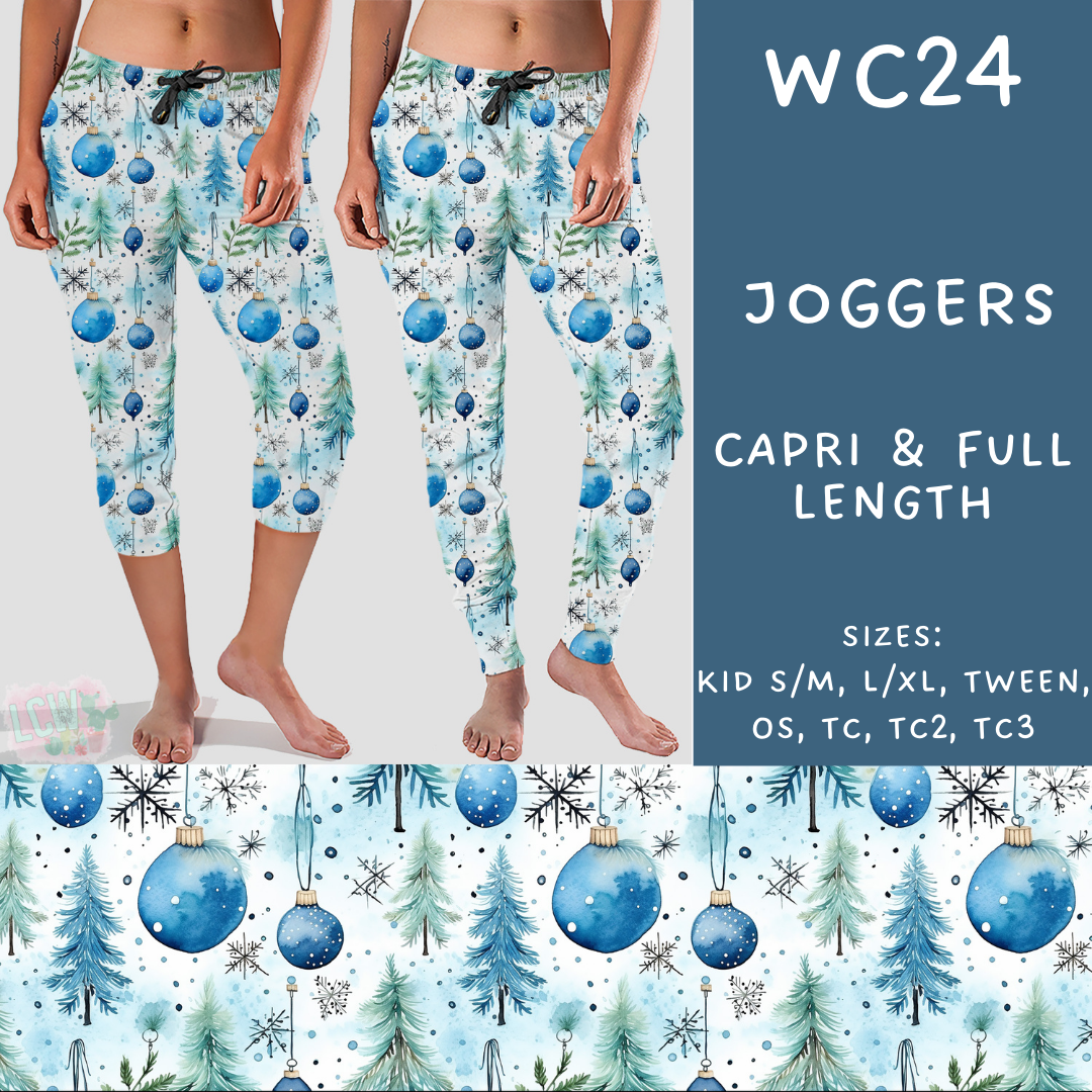 Batch #229 - Winter Watercolor - Closes 10/31 - ETA early/mid Dec - WC24 Full and Capri Length Joggers