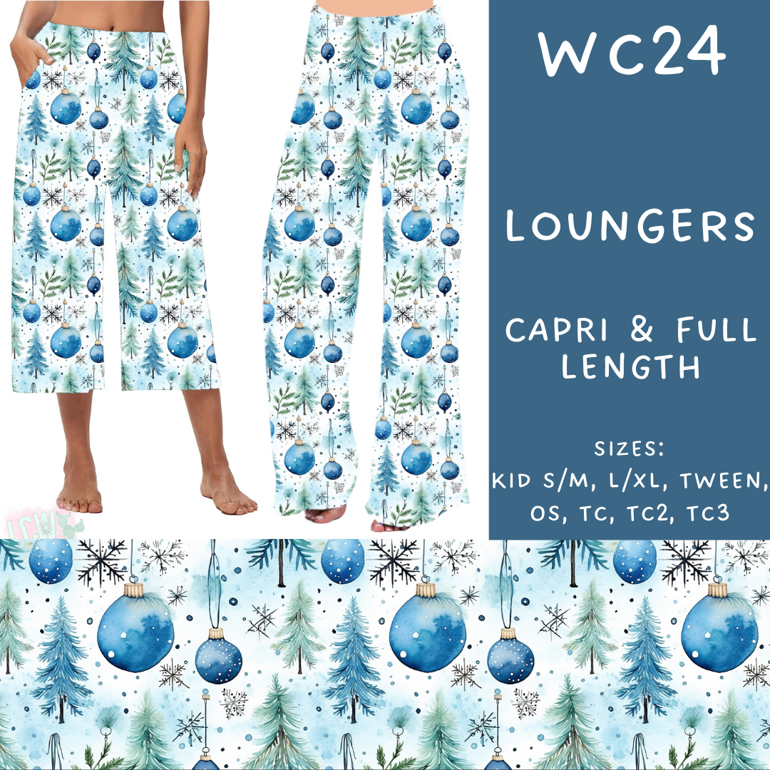 Batch #229 - Winter Watercolor - Closes 10/31 - ETA early/mid Dec - WC24 Capri and Full Length Loungers