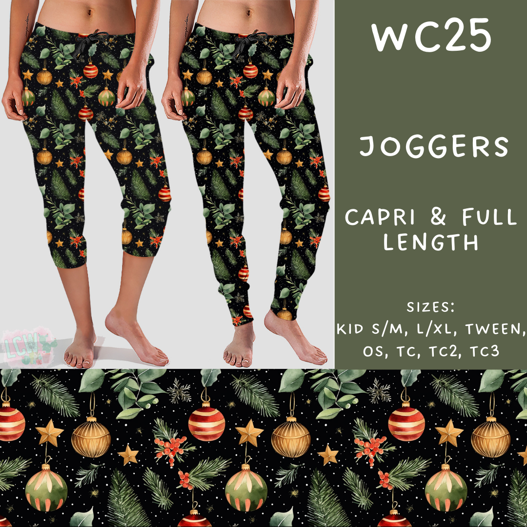 Batch #229 - Winter Watercolor - Closes 10/31 - ETA early/mid Dec - WC25 Full and Capri Length Joggers