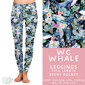 Batch #471 - November Request Run - Closes 1/2 - ETA late Feb - WC Whale Full Length Leggings