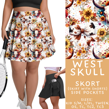 Batch #461 - October Request Run - Closes 12/9 - ETA late Jan - West Skull Skort