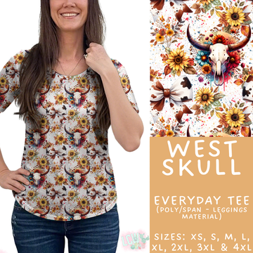 Batch #461 - October Request Run - Closes 12/9 - ETA late Jan - West Skull Everyday Tee