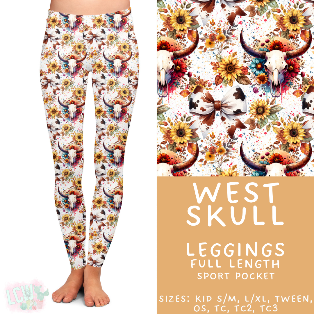 Batch #461 - October Request Run - Closes 12/9 - ETA late Jan - West Skull Full Length Leggings