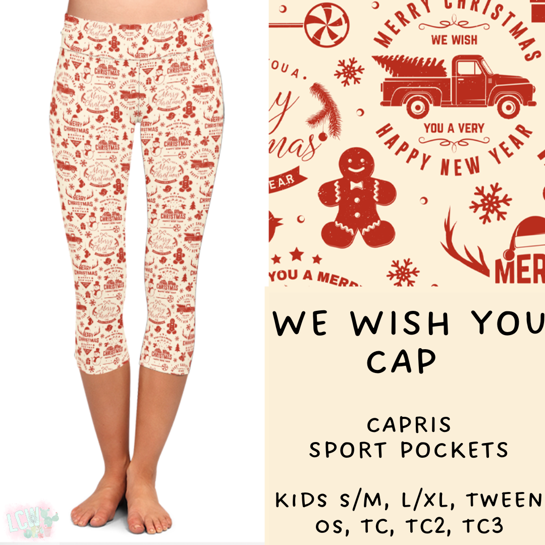 Batch #222 - Comfy Christmas - Closes 10/23 - ETA early Dec- We Wish You Full and Capri Length Leggings