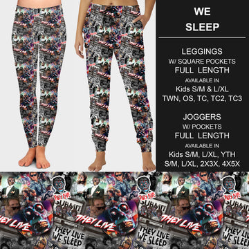 B181 Preorder - We Sleep Legging/Jogger Collection (Closes 9/24. ETA: late Nov.)