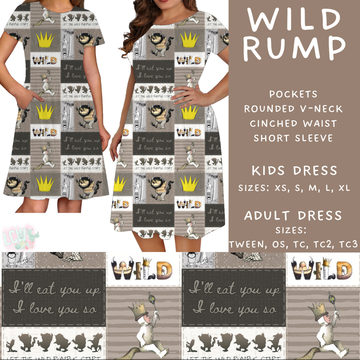 Batch #456 - Storybook Collection 4 - Closes 11/28 - ETA late Jan - Wild Rump Womens & Girls Dress