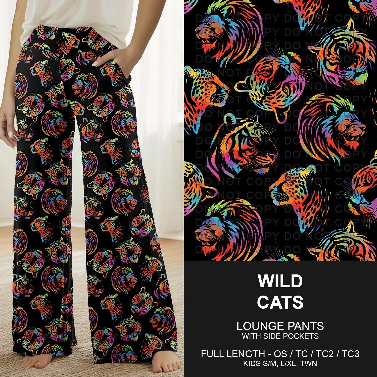 B269 - Preorder Wild Cats Lounge Pants (Closes 12/28. ETA early March)