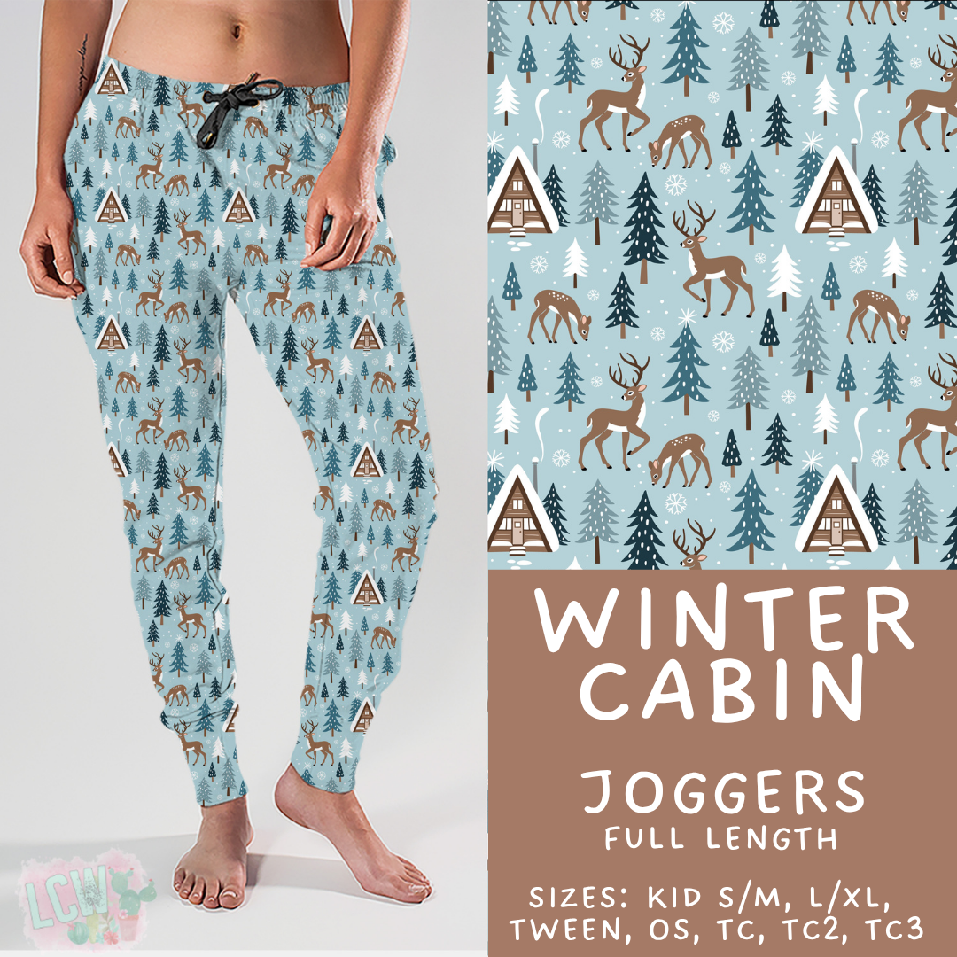 Ready to Ship - Winter Cabin Joggers - TC