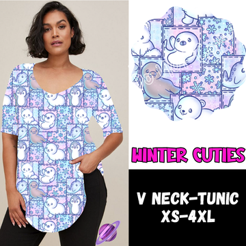 WINTER CUTIES -PPO12 - V-NECK TANK PREORDER CLOSING 10/8