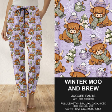 B315 - Preorder Winter Moo and Brew Joggers (Closes 10/04. ETA: early Dec.)