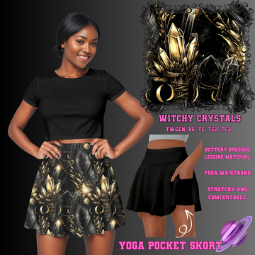 WITCHY CRYSTALS - POCKET SKORT RUN 2 - PREORDER CLOSING 5/21
