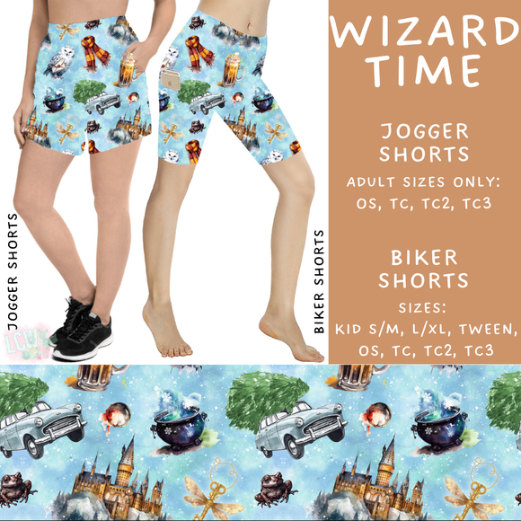 Ready To Ship - Batch #373 - Wizard Time Biker Shorts - TC