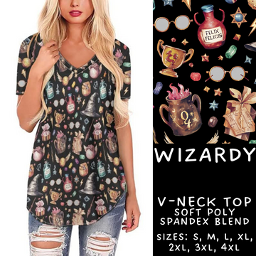 Batch #278 - Cool Characters 7 - Closes 1/29 - ETA early April - Wizardy V-Neck Tee