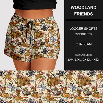 RTS - Woodland Friends Jogger Shorts