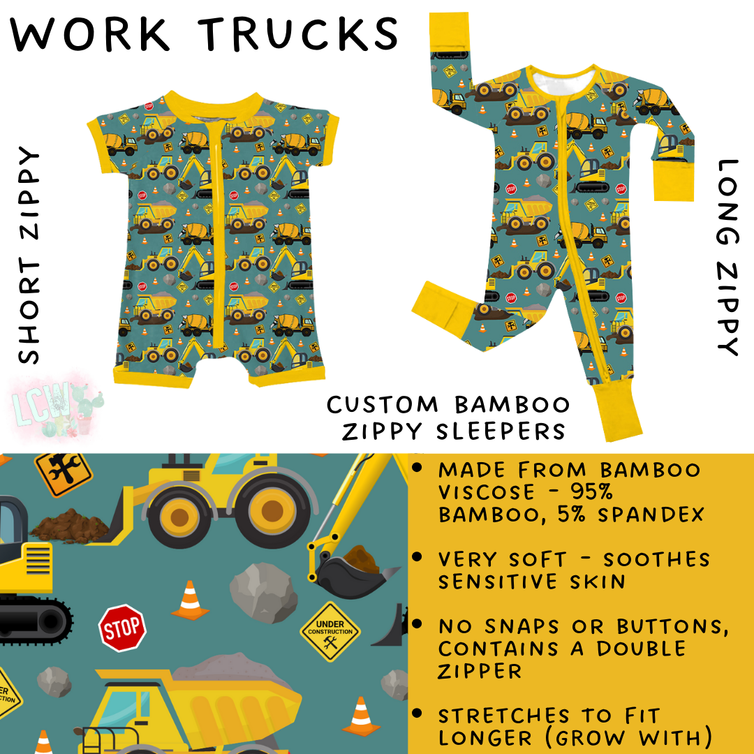 Ready To Ship - Work Trucks Long Zippy Sleeper - 3T