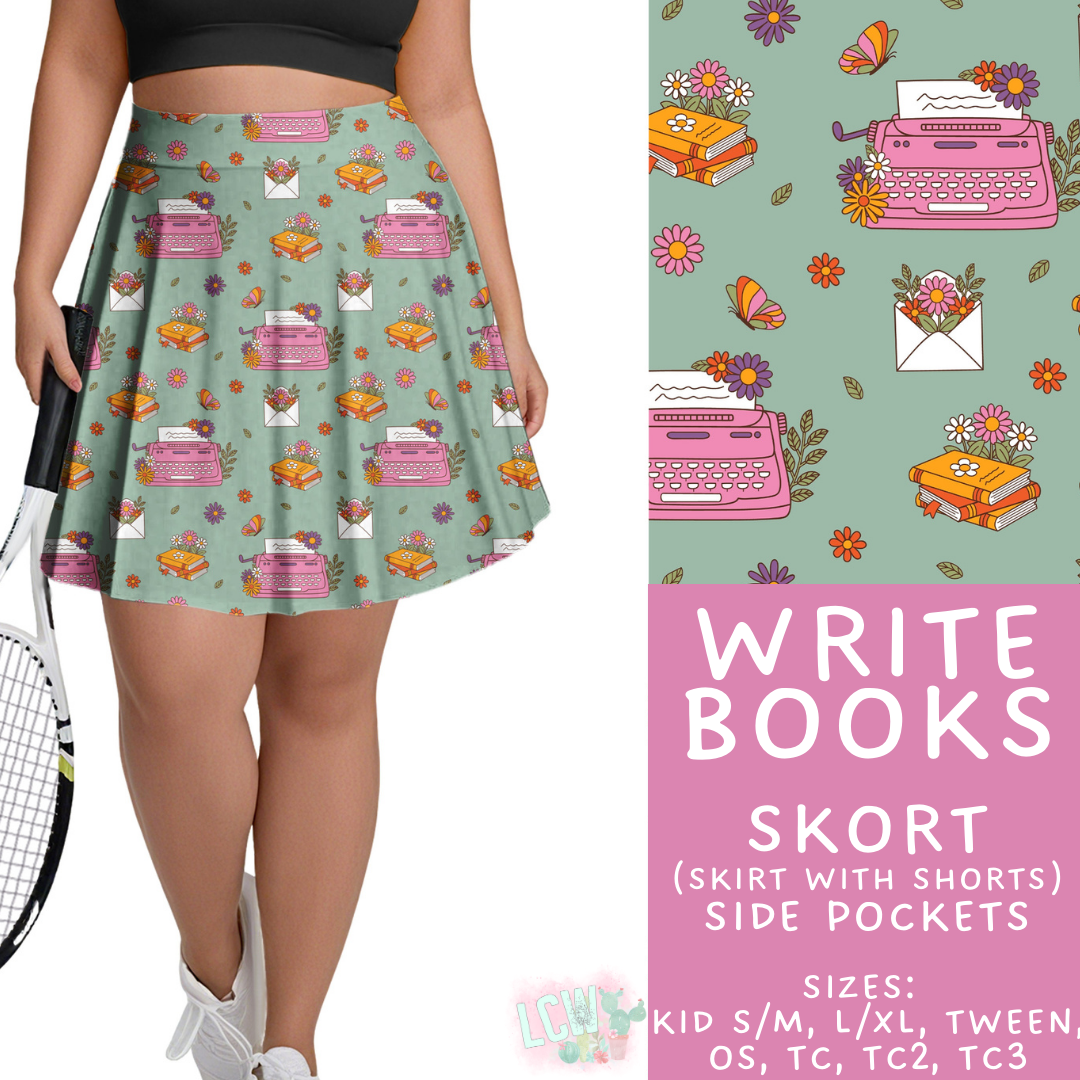Batch #471 - November Request Run - Closes 1/2 - ETA late Feb - Write Books Skort