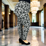 Sparkling Flourish Print Soft Leggings