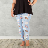When Pigs Fly Print Soft Leggings