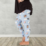 When Pigs Fly Print Soft Leggings