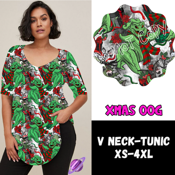 XMAS OOG -PPO12 - V-NECK TUNIC PREORDER CLOSING 10/8