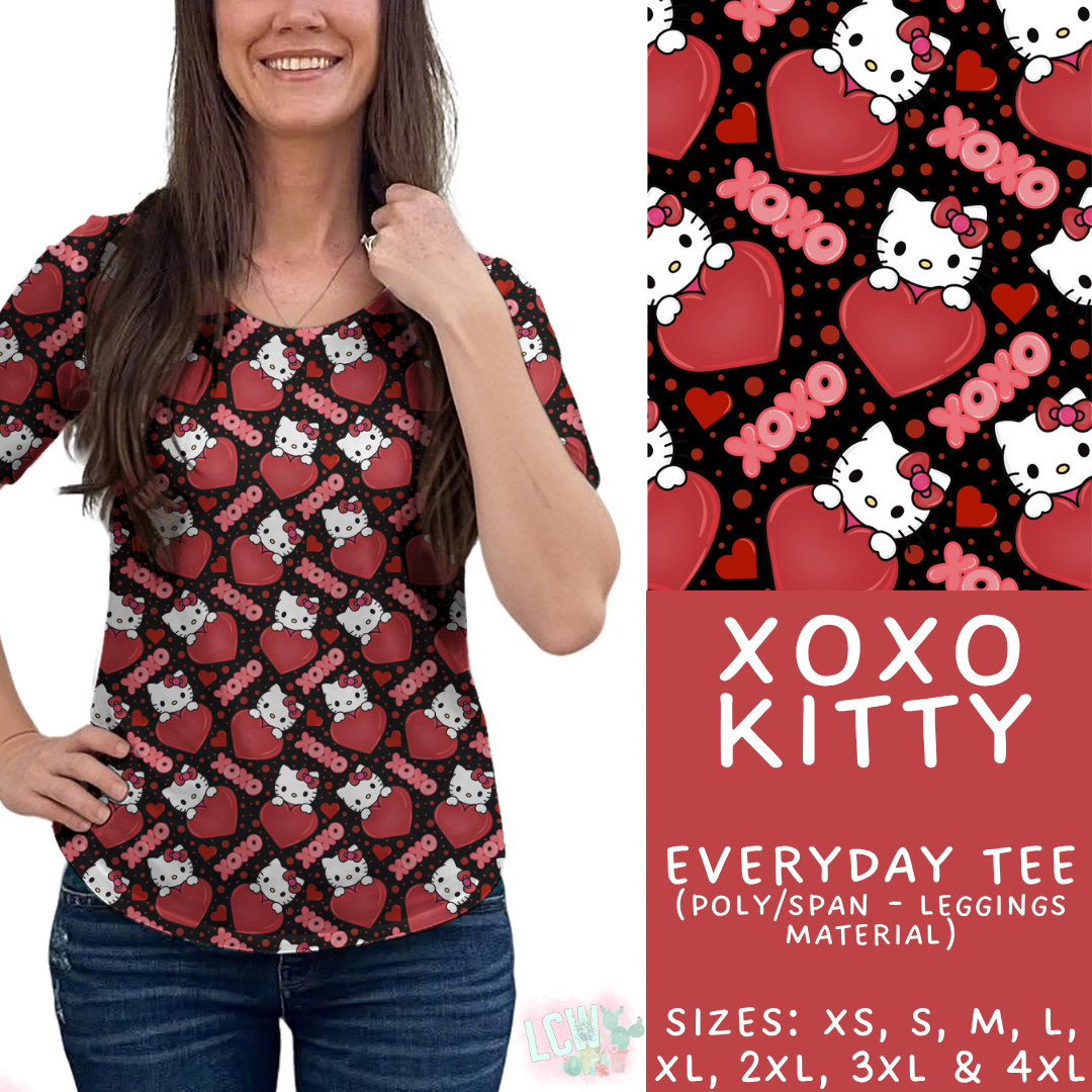 Batch #457 - Magical Character Love Collection - Closes 12/1 - ETA mid Jan - XOXO Kitty Everyday Tee