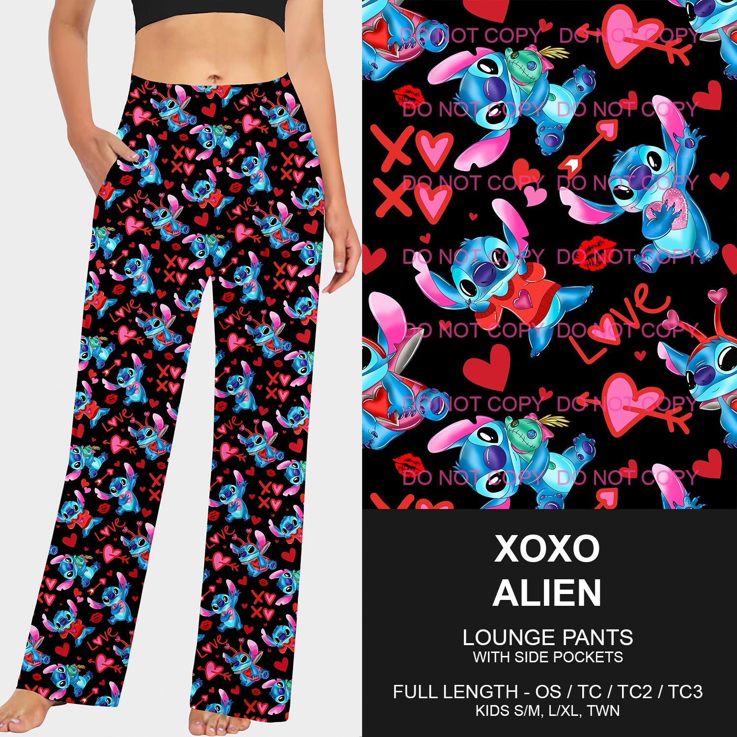 B197 - Preorder XOXO Alien Lounge Pants (Closes 12/01. ETA late Jan.)